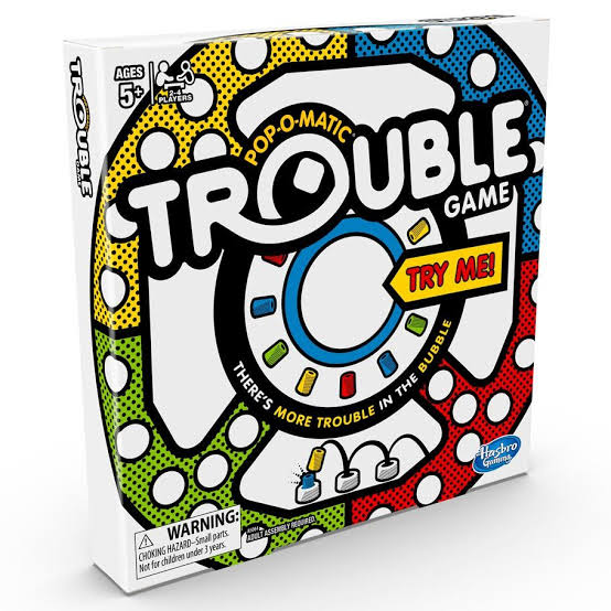 بازی فکری منچ کلاسیک هاسبرو Trouble