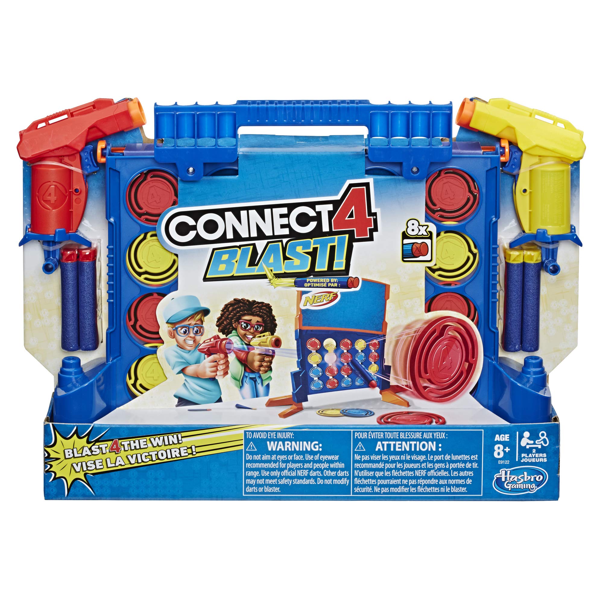 بازی فکری چهار در یک ردیف بلست با تفنگ نرف هزبرو Connect 4 Blast E9122